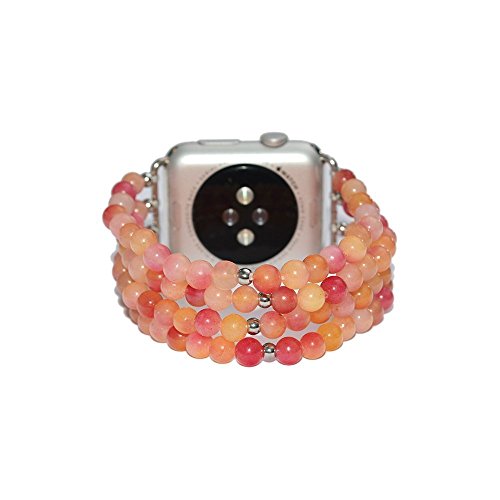 Jade Apple Watch Band 38mm - 42mm / Apple Watch Accessories, Apple Watch Strap, iWatch Band, Lugs Adapter, No-clasp, Stretch Fit