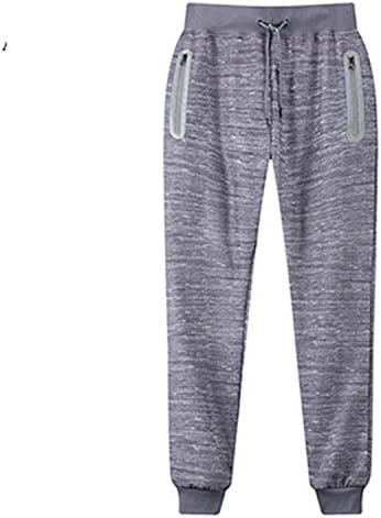 B Dressy Stylish Male Streetwear Pants Men's Sweatpants Spring Light Casual Elastic Fleece Pants US Size Gray 16030500821X-Large