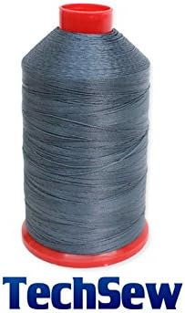 GUN METAL TechSew Premium Bonded Nylon Sewing Thread #69 T70 8oz 3000 yards for Upholstery, Leather, Purses, Bags, Jeans …