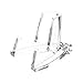 Large Display Stand Clear Acrylic Easel Holder for Pocket Watches, Lighters & Knife (Qty 3)