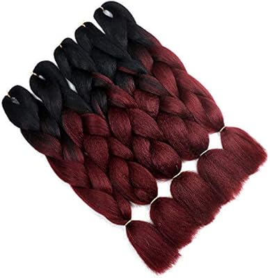 Ymhpride Jumbo Braiding Hair Extensions 2 Tone Ombre Xpression