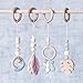 Let's Make 4pcs Baby Gym Toys Wood Baby Teether Pendant Rattles Baby Activity Gym Hanging Toy