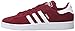 adidas Originals Men's Campus Fashion Sneaker, Collegiate Burgundy/White/White, 11 M US