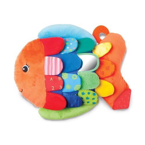 Melissa & Doug K’s Kids, Flip Fish Stuffed Animal, Soft Baby Book,