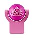 Projectables Disney Princess LED Night Light Plug-in, Dusk-to-Dawn, Ariel, Belle, and Jasmine on Ceiling, Floor, or Wall, Ideal for Girls Room, Nursery, Playroom, Bathroom, Bedroom, 13230, 1-Image