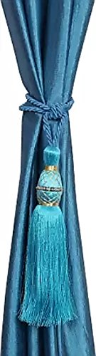 Home Desirica Curtain Tie Back (Rope) Set Of 6 Pcs Beautiful Curtain Tie Backs (Tassels) Curtain Holder & Tassel For Curtain