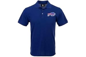 FOCO Men's NFL Team Logo Casual Color Polo Short Sleeve Shirt