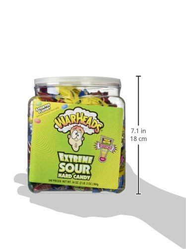 Warheads Extreme Sour Hard Candy (Pack of 480)