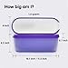 Set of 2, Ice Cream Containers for Homemade Ice Cream - 1.5 Quart Each, Reusable Freezer Storage Containers - Purple