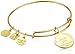Alex and Ani Women's - Spiral Sun Expandable Charm Bangle Bracelet Shiny Gold Bangle Bracelet One Size