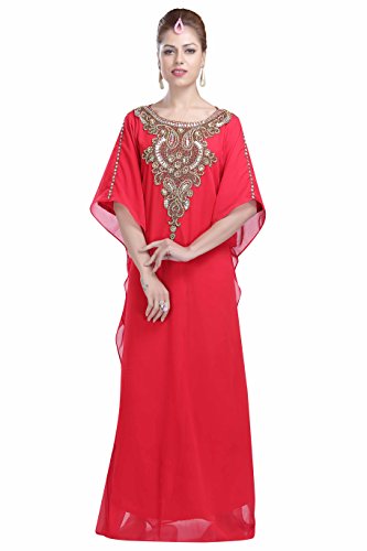 Bing Hand Made Embroidery Kaftan Dress For Saudi Arabian Women 5977