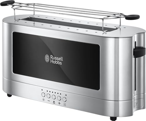 Russell Hobbs 23380-56 Toaster Langschlitz Elegance Glas/Edelstahl