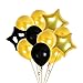 Treasures Gifted Golden Happy 30th Birthday Party Decorations Metallic Number Balloons and Photo Booth Props Valentines Bday Foil Banner Supplies