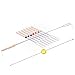MOSKILA LT-Tech Marshmallow Roasting Sticks- BBQ Extendable forks-32-Inch Telescopic Sticks with Wooden Handle for Outdoor Barbecue Grill and Campfire Pit 8Pack