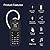 Unlocked Bluetooth Mini Mobile Phones-BM30 GSM Bluetooth Handset Phone Earphone Dialer Support Nano SIM Card 0.66inch(Black)