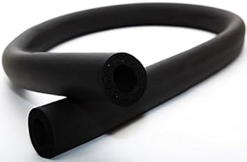 Visiaro Nitrile Rubber Tube, foam insulation, Class 1, Wall Thickness - 9mm, Inner Diameter - 1-1/8 inch or 29mm, Pack of 1 pcs, Black