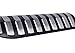 Stainless Steel Black Rear Bumper Scuff Sill Plate Trim For Land Rover Range Rover Sport 2014-2017
