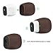 Silicone Skins Cover Protective Skin for Arlo Pro, Arlo Pro 2 Smart Security Wire-Free Cameras 3 Pack (Dark Brown)