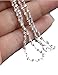 Silver chain 2MM double wave European style pendant with chain necklace clavicle short paragraph (18inches)