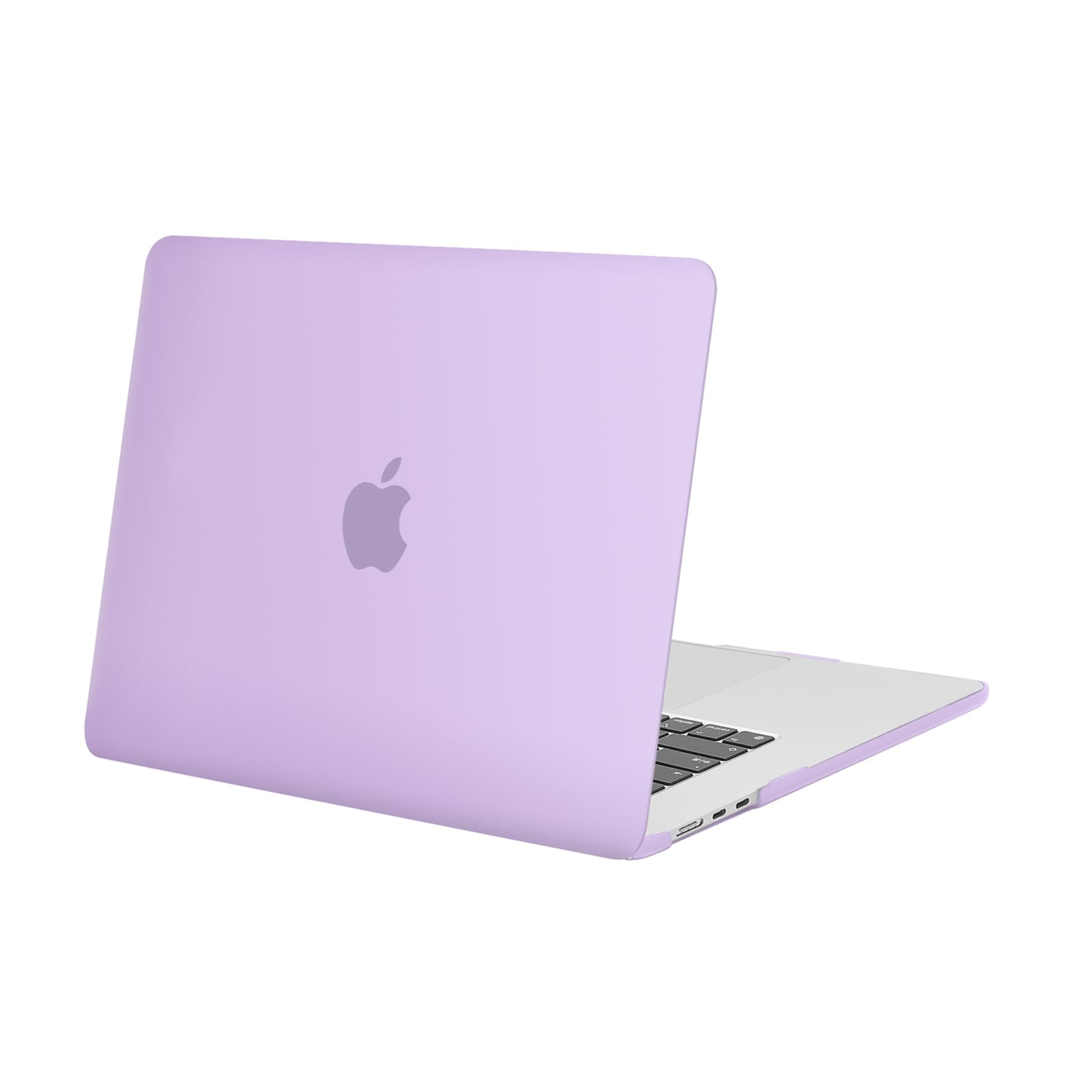MOSISO Compatible with MacBook Air 15 inch Case M5 2026 M4 2025 M3 2024 M2 2023 A3448 A3241 A3114 A2941 Liquid Retina Display Touch ID, Protective Plastic Hard Shell Case Cover, Purple