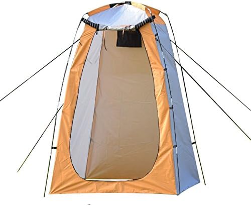 Iweibao Portable Folded Pop Up Pod Changing Room Beach Shower Toilet Tent (yellow)