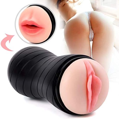 UGXYP Lifelike 2 in 1 Manual Control Soft Male Mastubration Cup Artificial Real Pussy Male Air-Sucking Toys for Him Sexy Underwear Toys for Men T Shirt