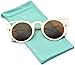 Womens Cateye Retro Fashion Retro Round Lens Cat Eye Sunglasses
