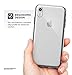 Encased iPhone XR Clear Case with Belt Clip (Reveal Series) Slim-fit Protective Bumper Cover with Rotating Holster (Reinforced Edge Protection)