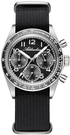 Amazon.com: ADDIESDIVE Men's Chronograph Watch Black Homage Quartz