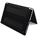 LENTION Hard Case for MacBook Pro (Retina, 15-inch, Mid 2012 to Mid 2015) - Model A1398, with Keyboard Cover and Port Plugs, Matte Finish Case with Rubber Feet (Frost Black)