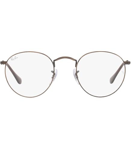 Amazon.com: Ray-Ban Unisex RX6378F Low Bridge Fit Round