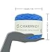 Charmkey Shaggy Fur Yarn Baby Soft 5 Bulky Fuzzy 100 Percent Polyester Velvet Knitting Yarn 12 Ply for Fluffy Dolls Blanket Furry Amigurumi Toys, 1 Skein, 3.53 Ounce (Bright White)