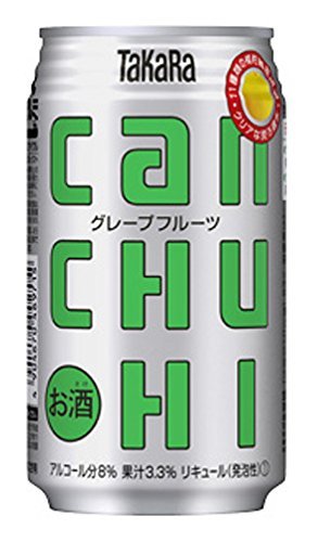 宝 缶 チューハイ グレープフルーツ 350ml × 1ケース (1ケース24本入) (24本) (カンチューハイGF) タカラ商品画像