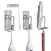 Toothbrush Holder Wall mounted Toothpaste Cup and Razor holder save space keep dry stainless steel strong adsorb 3M Adhesive 304 Stainless Steel for Bathroom or Kitchen Counter (3 pack) (3 Pack)