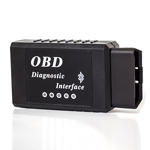 OxGord Bluetooth OBD II OBD2 Reader Scan Tool - For Check Engine Light & Diagnostic Interface - 2016 Newest Technology - Android & Windows ONLY