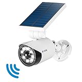Solar Motion Sensor Light Outdoor - 800Lumens 8 LED Spotlight 5-Watt Solar Lights Outdoor IP66 Waterproof, Wireless Solar Flood Light for Porch Garden Patio Driveway Pathway