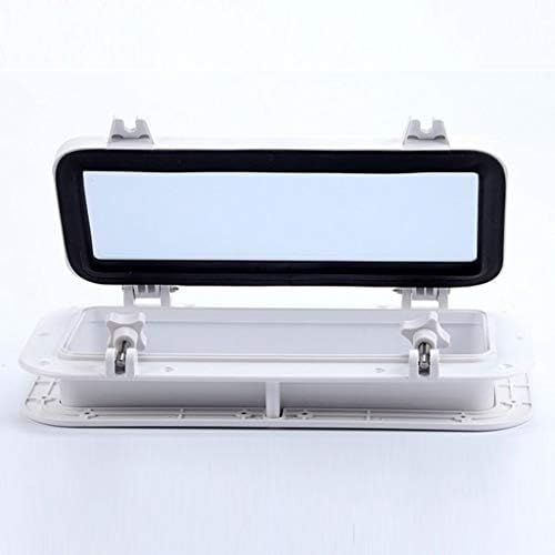 Boat Rectangle Opening Portlight Porthole Replacement Window Durable Boat Parts Accessories 16''X8'