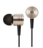 Headphones, In-Ear Earbuds Earphones Headset with Mic Stereo & Volume Control (Golden)