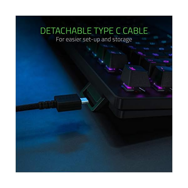 Razer-Huntsman-Tournament-Edition-Premium-Keyboard-with-Razer-Opto-Mechanical-Keys-Optical-Drive-Key-Stabilizer-Bar-Unmatched-Durability-Razer-Synapse-3-UK-Layout-Black Razer Huntsman Tournament Edition (Red Switch) - TKL Mechanical Gaming Keyboard (Compact Keyboard with Fastest Linear…