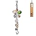 H&D HYALINE & DORA Car Charms Rear View Mirror Accessories,Crystals Ornaments Chandelier Crystals Hanging Prisms Fengshui Suncatcher Rainbow Pendant Maker Car Charm (Colorized)