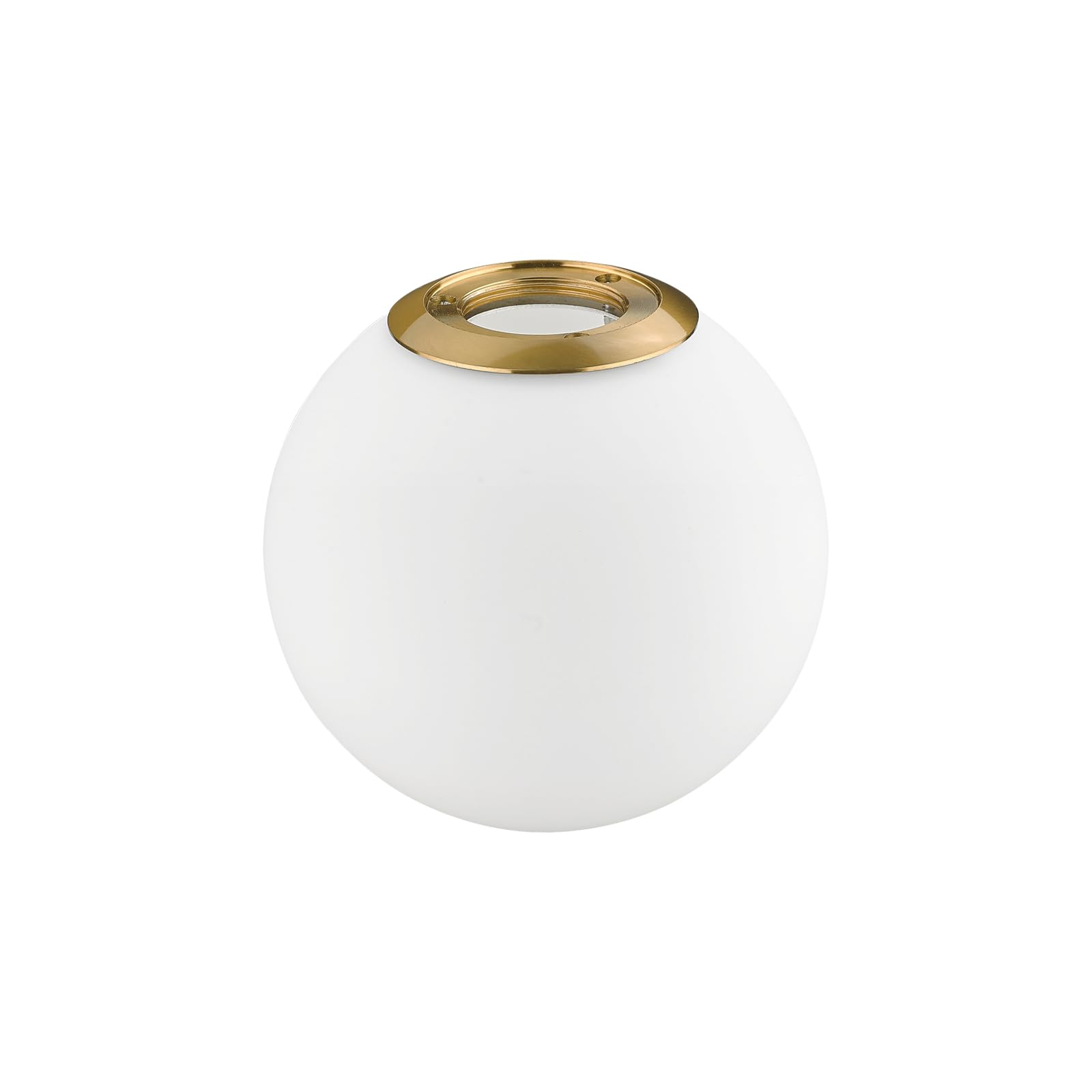 Photo 1 of 1 Light Clear Glass Globes Shade with the Gold Finish,Lampshade Fittings for Globe Pendant Lamps