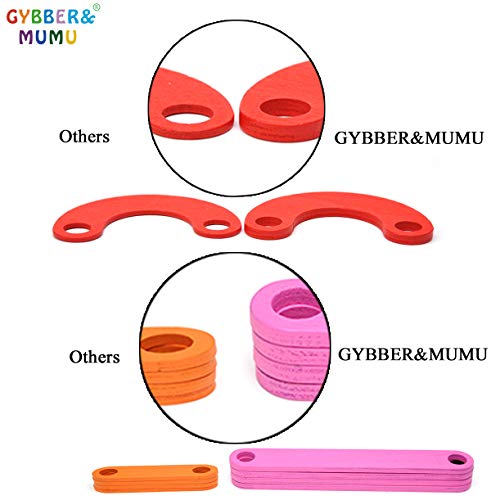 GYBBER&MUMU Wooden Number Letter Sorter Puzzle Educational Toys Preschool Stacking Blocks Toy Gift for Toddlers Kids Age 3+ - Thumbnail 3