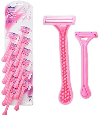 Red square Max Disposable Razor for Women -12 Pcs