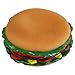 uxcell Round Hamburger Design Pet Squeeze Squeaker Toy, Colorful