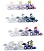 Coolinko 6 Mario Kart Pull Back Cars 2 Inch PVC Toys with 6