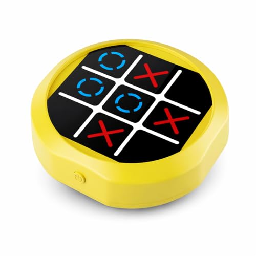 Jogo da Velha Eletrônico 3 em 1 com Luzes, Jogo da Memória e Jogo Topeira, Brinquedo Interativo Portátil com Som e Luz, Jogo Educativo Infantil
