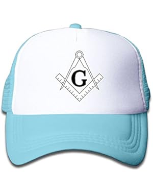 Man Freemason Youth Toddler Mesh Hat Boy and Girl Baseball Trucker Cap