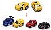 Vidatoy 4-Pack 1:64 Die Cast Pull Back Racer Cars Toy Play Set