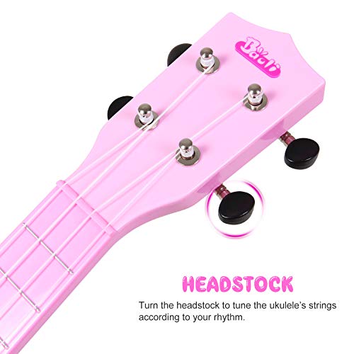 Ukulele Guitar Toy, 4 Strings Musical Instrument for Girl Boy Toddler Beginner with APP Control - Thumbnail 2