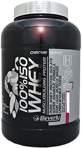 Beverly Nutrition Exclusive For ABSat40 100% Iso Whey protein - with a vitamin complex of group B, C and E - enhance muscle growth and regeneration - For Men and women - Cappuccino Coffee Flavor - 2 KG